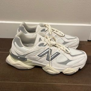 New Balance | 9060 Sea Salt with concrete and silver metallic Mens size 13